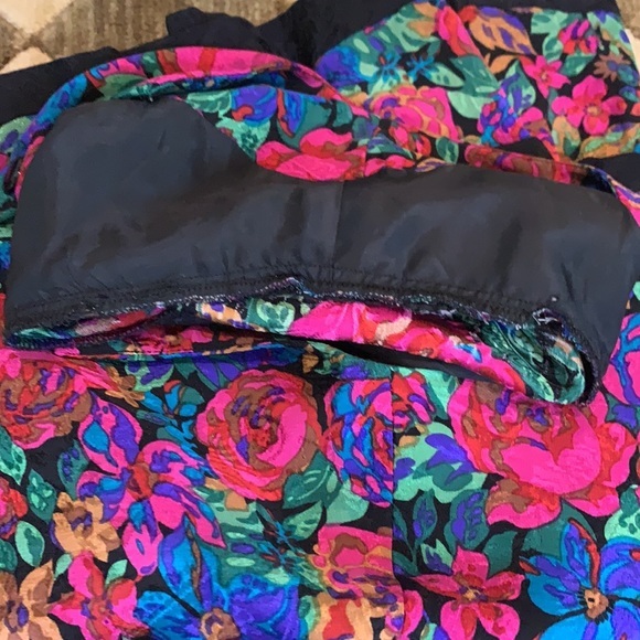 Vintage, retro silk 80’s dress - Picture 8 of 8